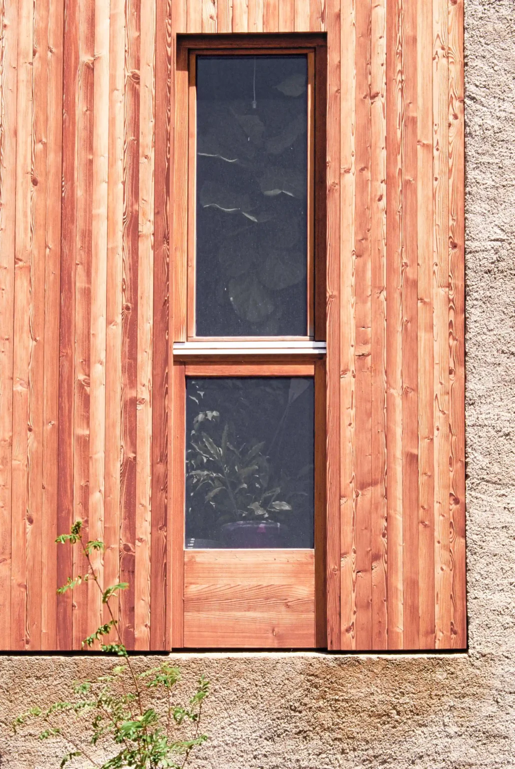 Pädagogische Hochschule Chur Fassade Fenster aus Holz